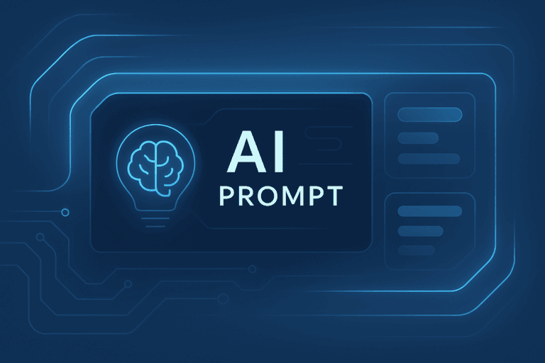 ChatGPT Promptları rehberi minimalist kapak görseli