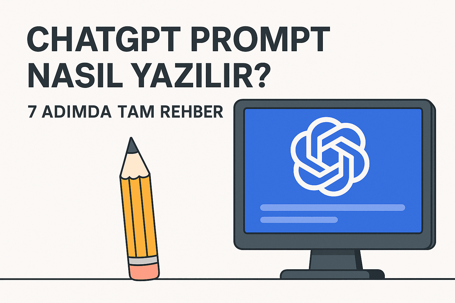 ChatGPT prompt nasıl yazılır kapak görseli – 7 adımlık rehber