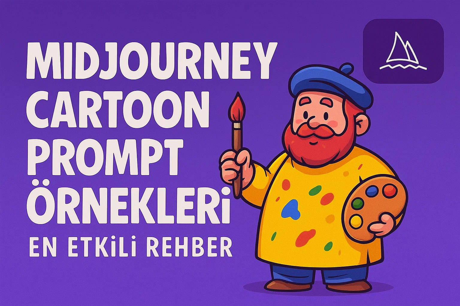midjourney cartoon prompt örnekleri ile çizgi film stili görseller oluşturma