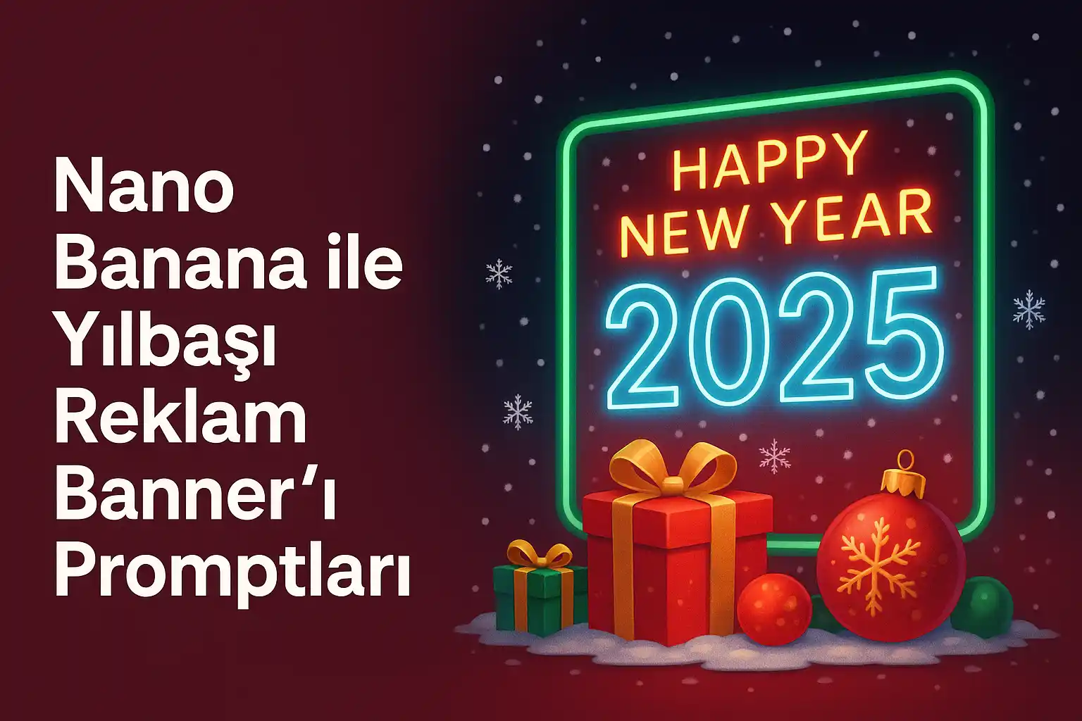 yılbaşı reklam banner tasarımı nano banana rehberi