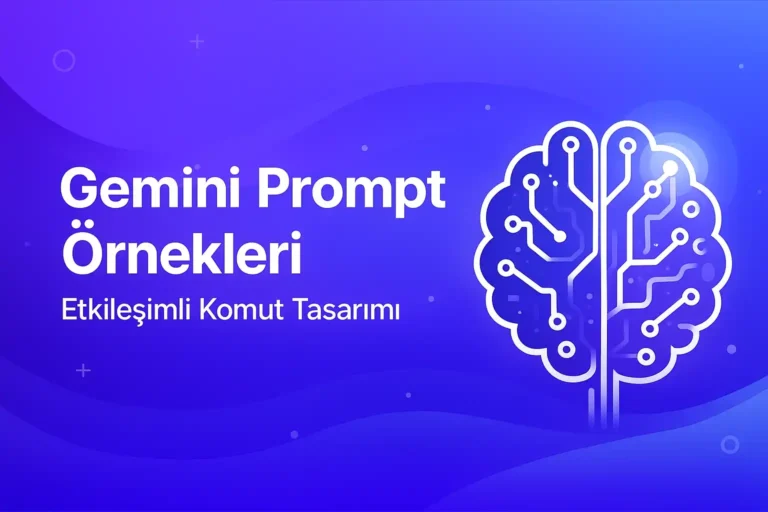 gemini prompt örnekleri için etkileşimli komut tasarımı görseli