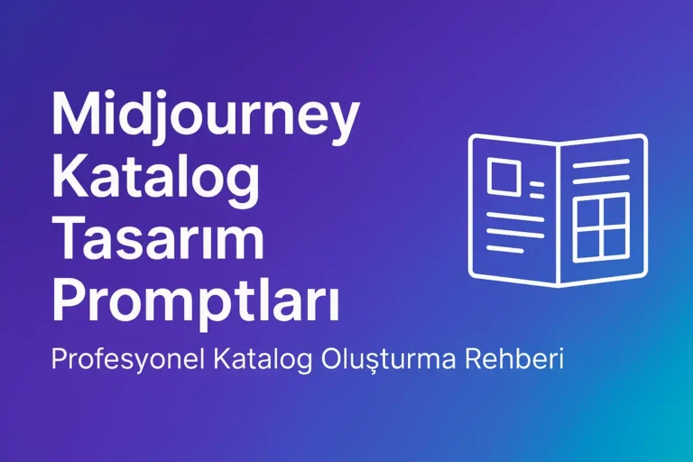 midjourney katalog tasarım promptları için profesyonel katalog kapak görseli
