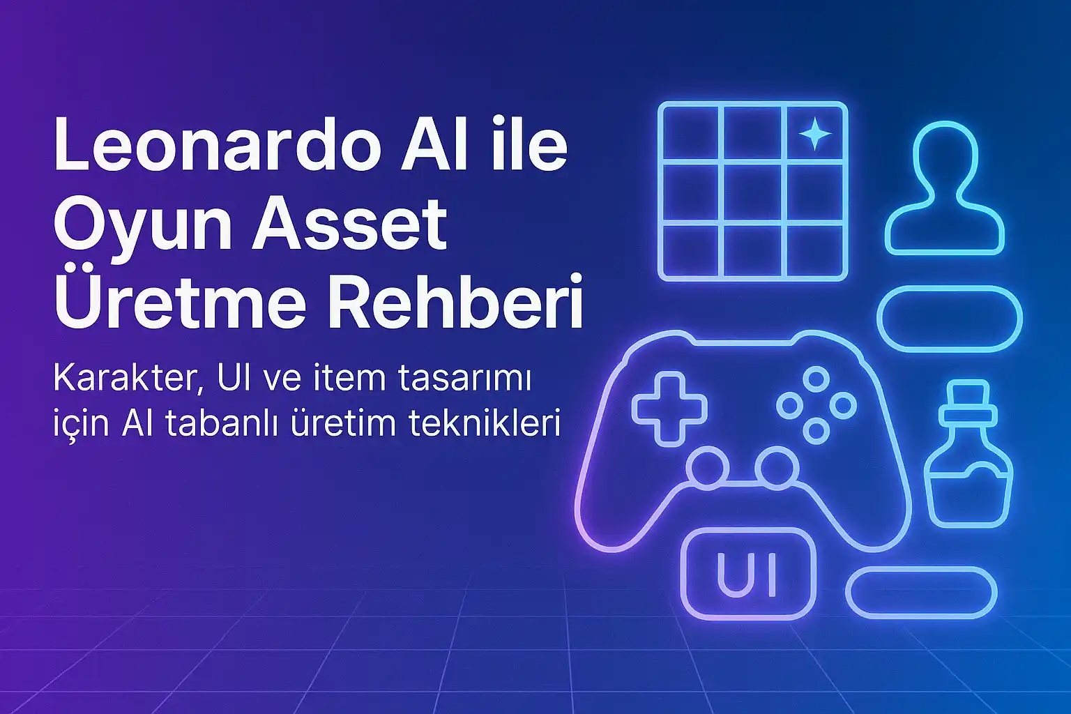 leonardo ai oyun asset üretme